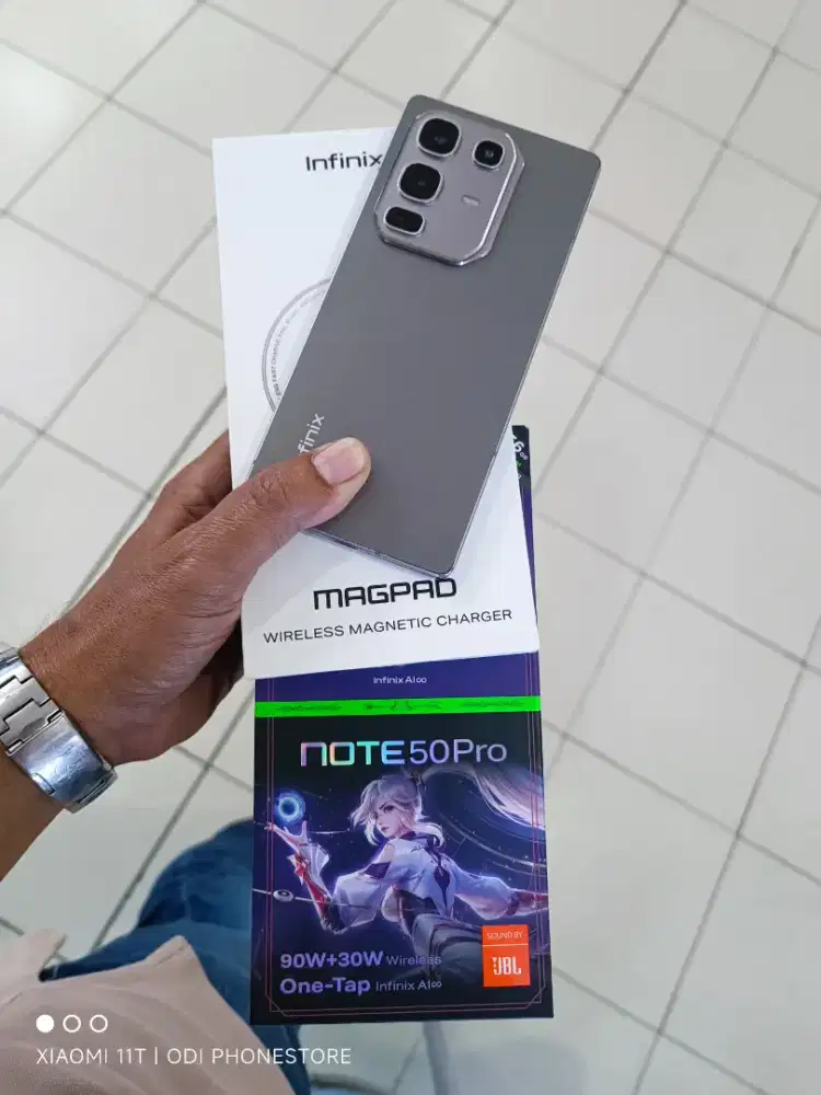 Infinix note 50 pro 16/256 mulus 95% dan lengkap semua bawaan aslinya