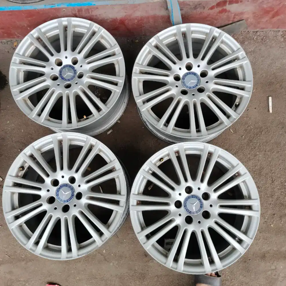Velg original OEM Mercedes Benz e300 w212 ring 17x8 5x112 ET48 TH 4pcs