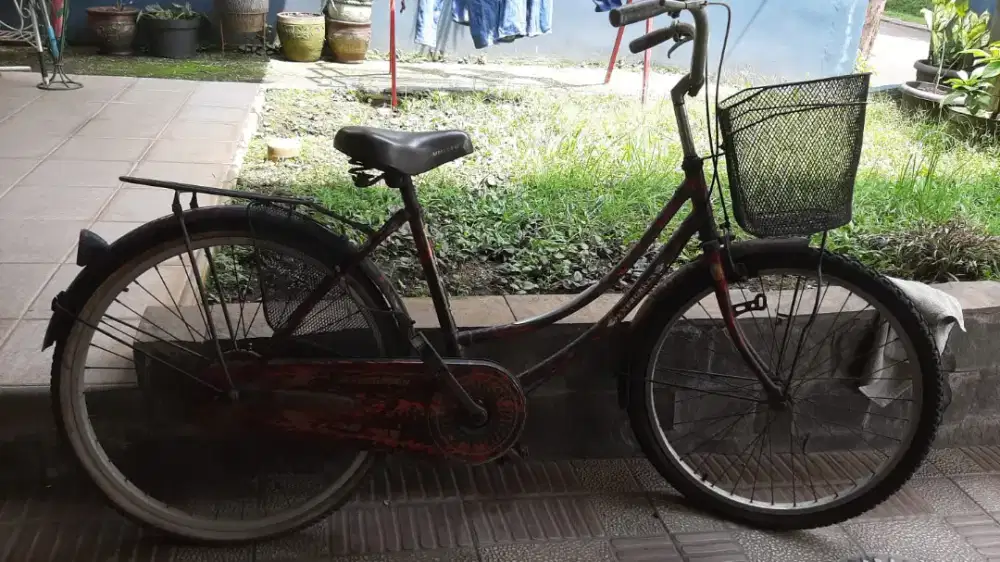 Sepeda cewe dewasa merk EverGreen  asli