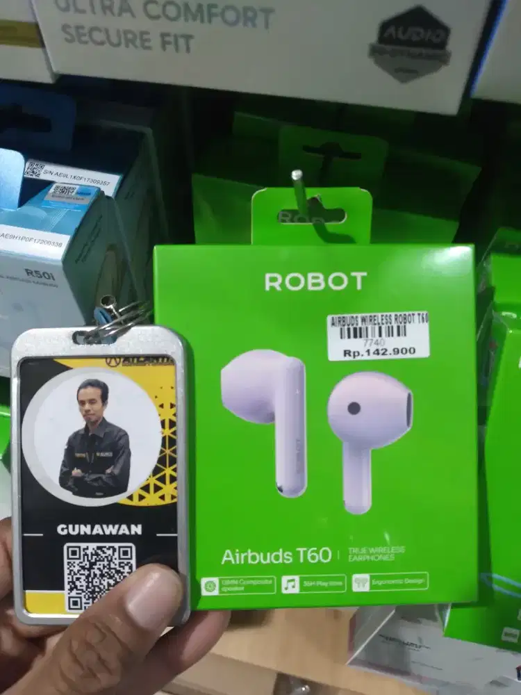 Headset BT ROBOT T60 ATLANTIS DAHSYAT