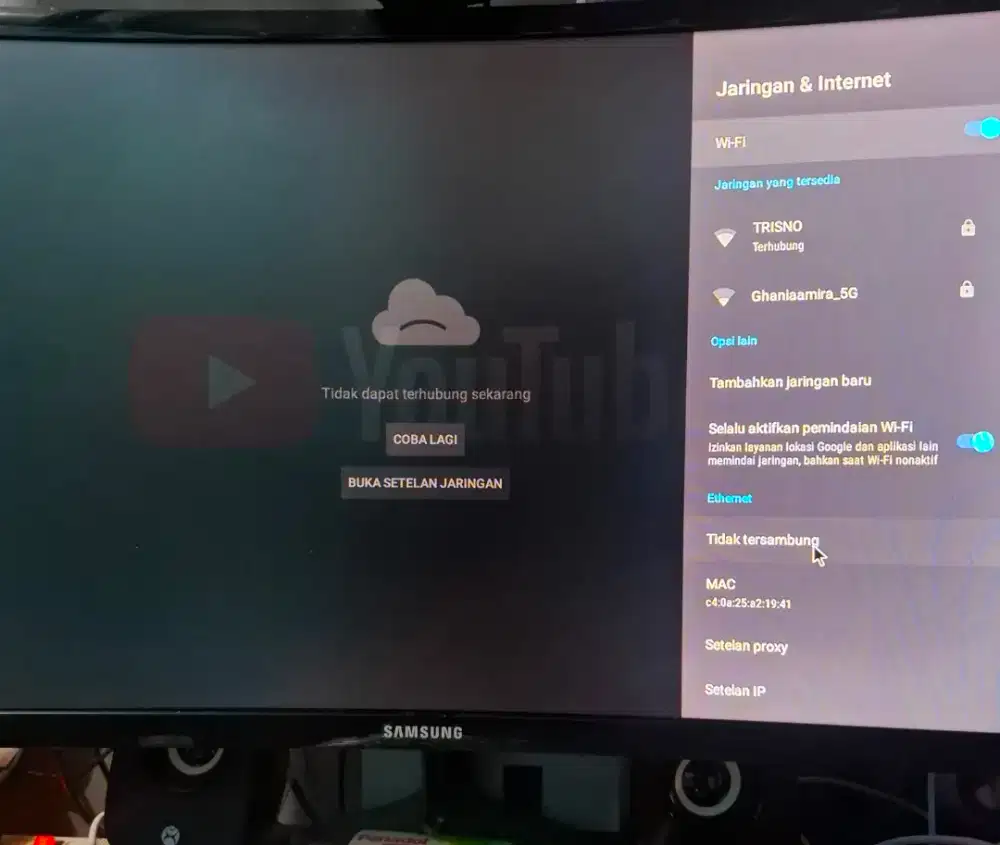 LED Monitor Samsung Curved 24inch