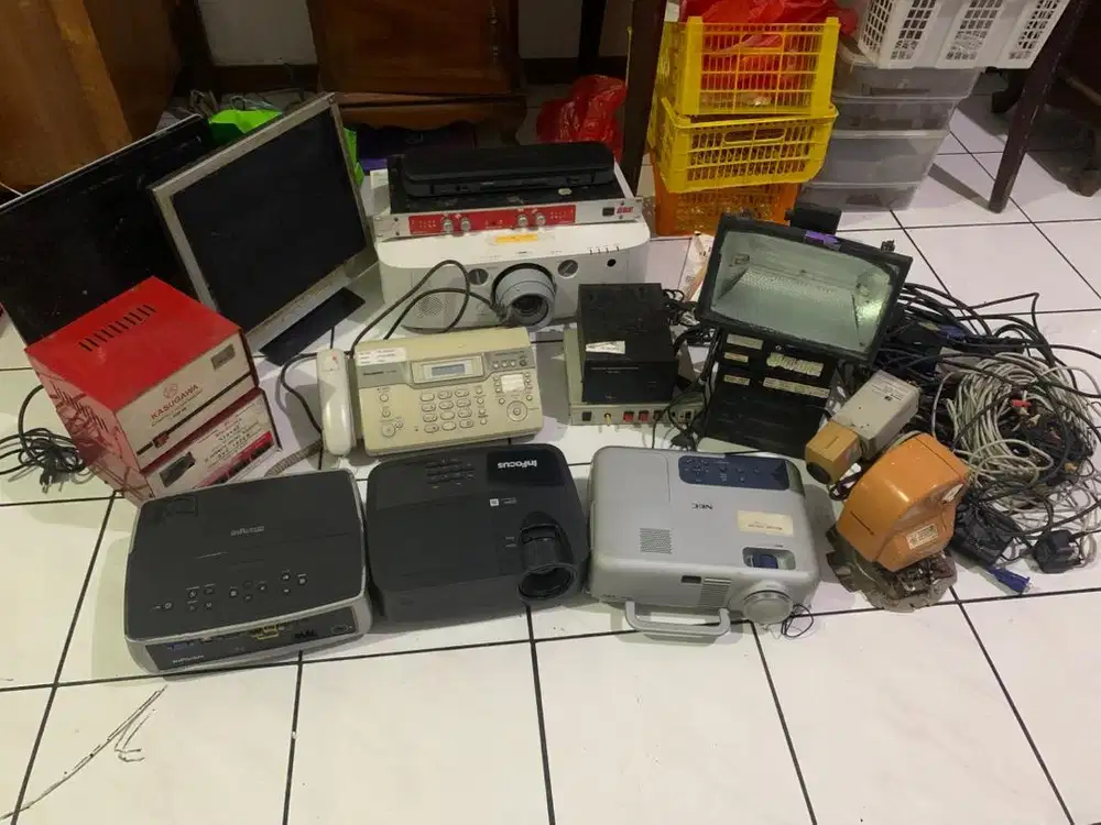 Borongan elektronik ex kantor proyektor monitor stabilizer