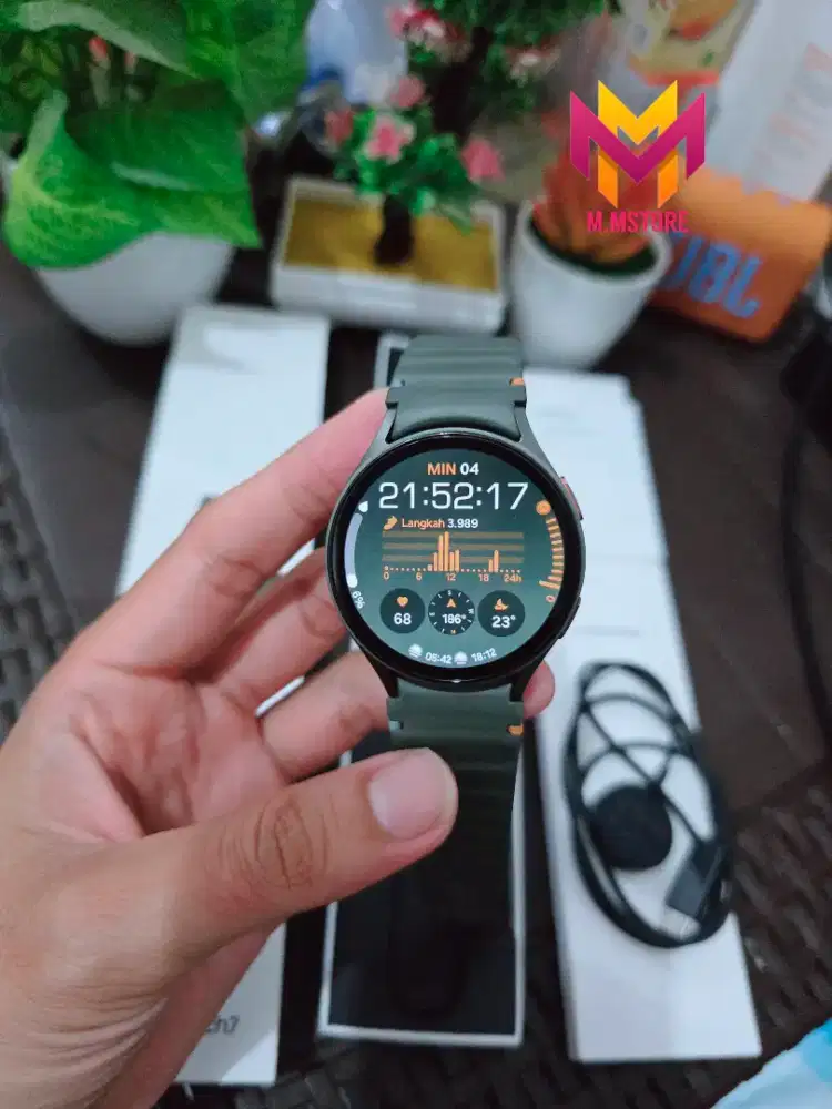 Samsung Galaxy Watch 7 44mm Green Garansi Aktif Mulus Fullset original