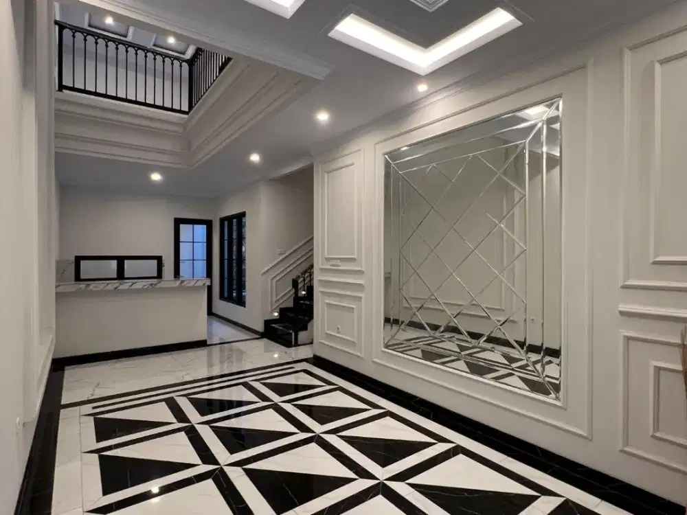 Rumah Mewah Design American Style Ada Pool