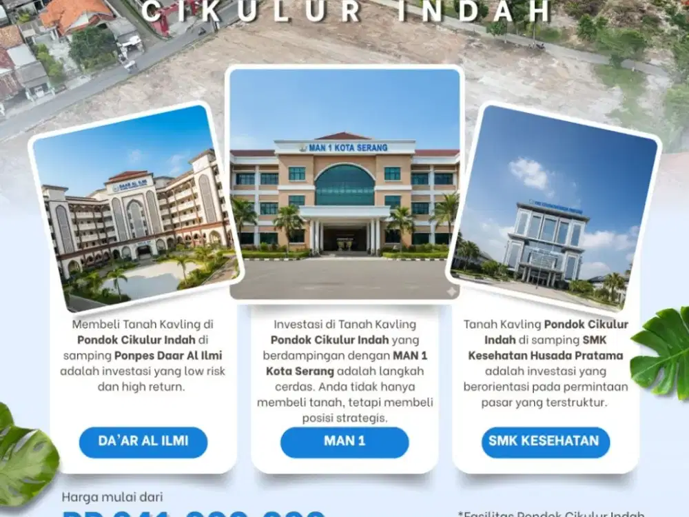 TANAH KAVLING BERHADIAH MOBIL DI PUSAT KOTA SERANG