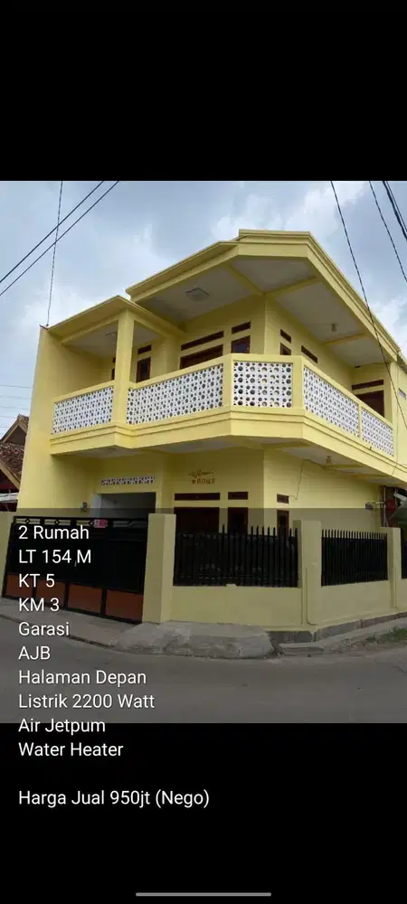Rumah 2 Lt + paviliun