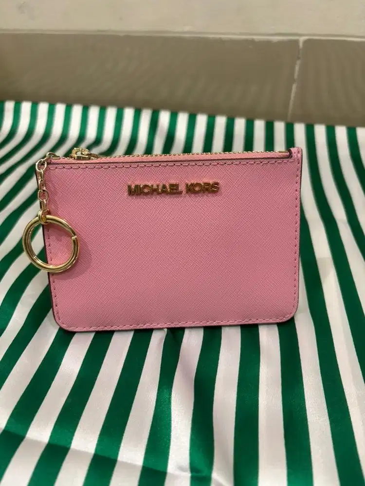 Preloved dompet coin zip and card holder Michael Kors