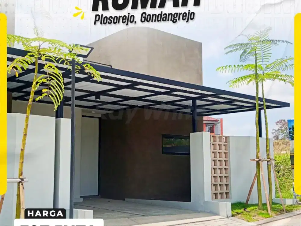 Rumah Cluster Industrial Modern Murah di Samanata Living Gondangrejo