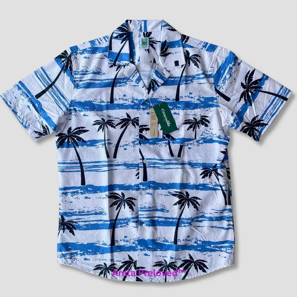 Kemeja Pria Crocodile Lengan Pendek Original Brand New with Tag