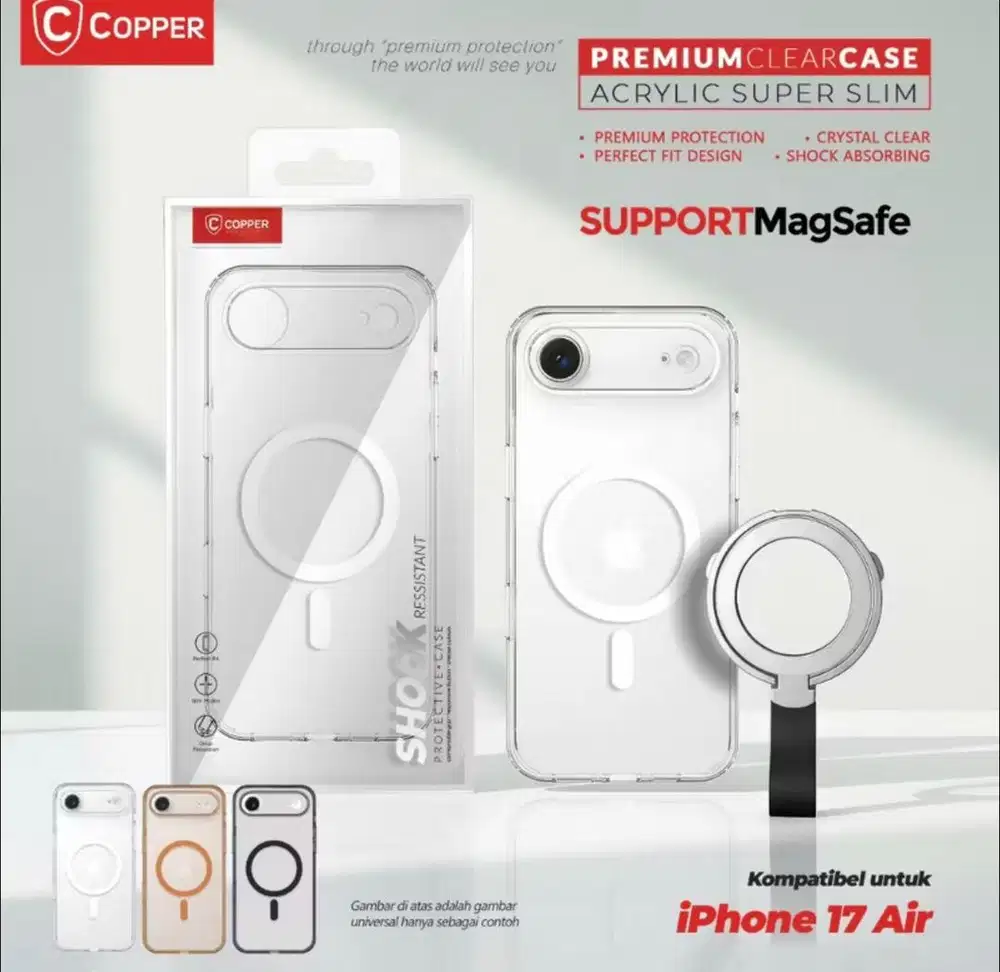 Slim Hardcase Copper bening Iphone 17 Air