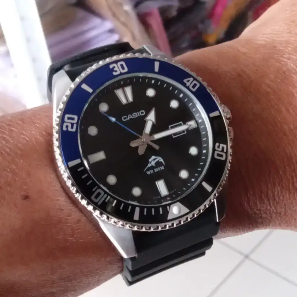 Preloved Koleksi Pribadi Casio MDV 106 Marlin Duro Batman