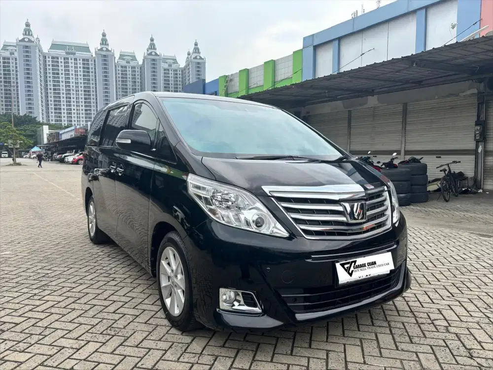 Toyota Alphard 2.4 G ATPM Pilot Seat AT Hitam 2013 KM 70rban ANTIK