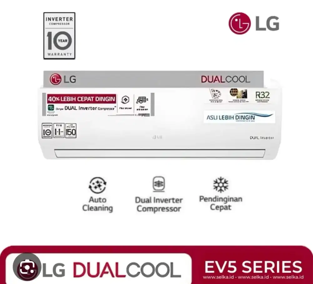 AC LG 1 PK Promo Cashback Ready di Atlanta Mataram Semarang