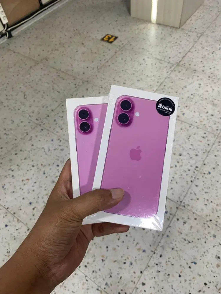 NEW! iPhone 16 128GB (Pink) - Unit Segel