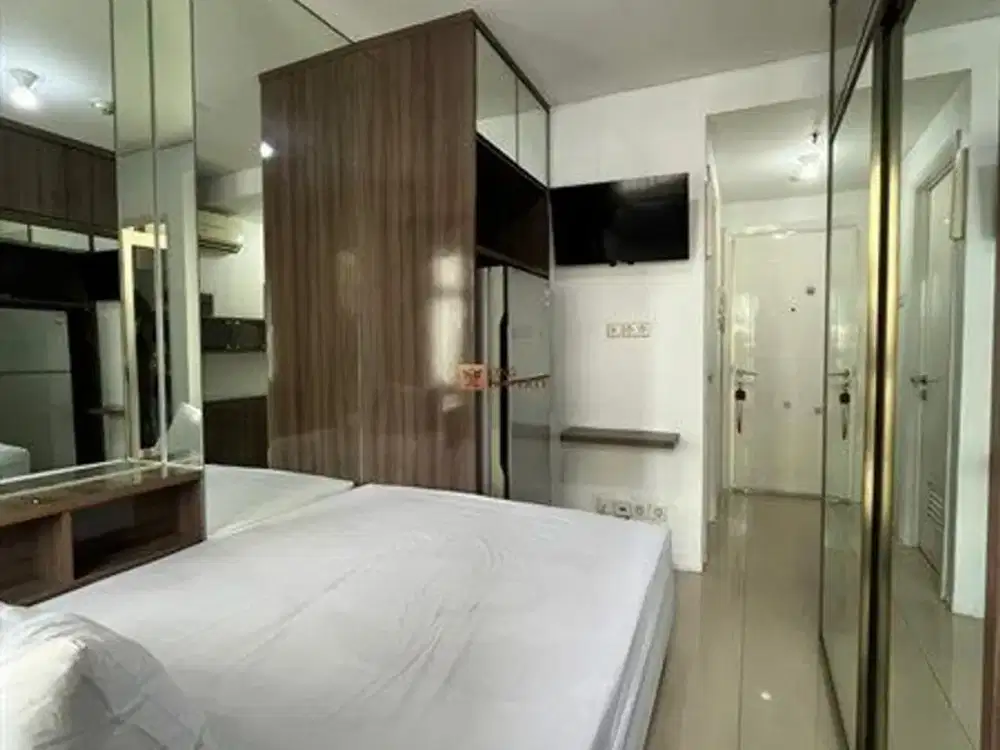 Disewakan studio furnished siap huni Apartemen Madison park selangkah ke Central park mall