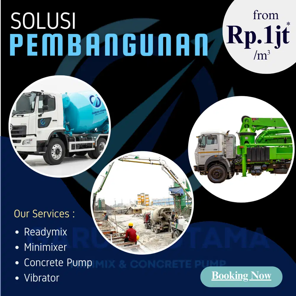 K-200 Beton Readymix & Minimix Kuat Praktis Terjamin