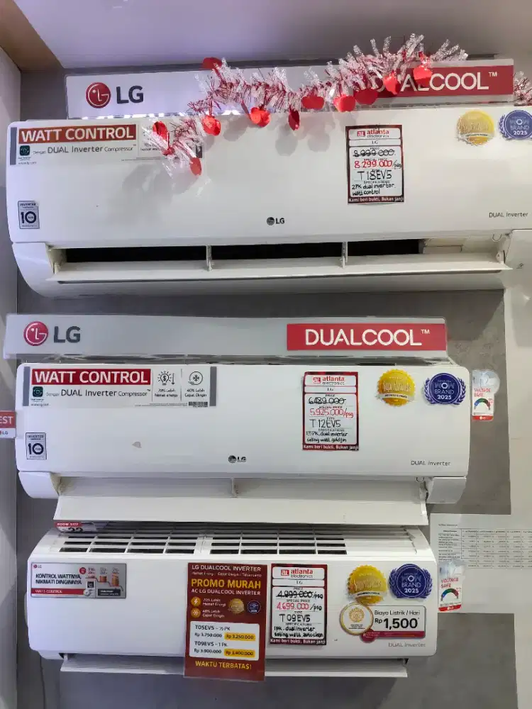 AC 1PK cicilan ringan 300rb an tanpa DP syarat KTP