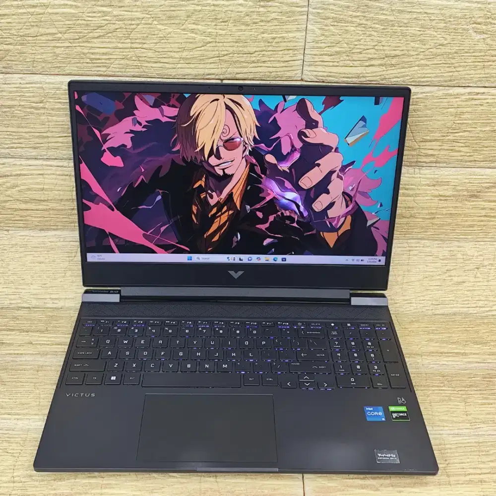Laptop 2nd HP VICTUS GM 15 Core i5-12450H Ram 8GB SSD 512GB GTX 1650