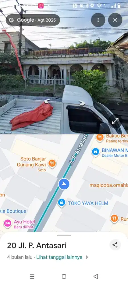 Dijual/disewa Jalan Pangeran Antasari