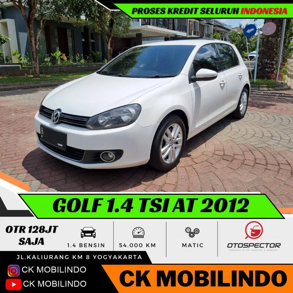Volkswagen Golf TSi Matic 2012 ANTIK Dp Minim Kredit Murah Jazz