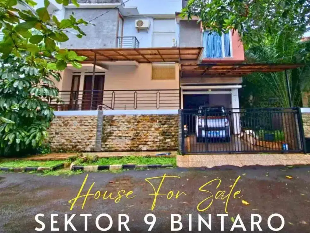 Rumah Modern Siap Huni Lokasi Strategis di Kucica Bintaro Sektor 9