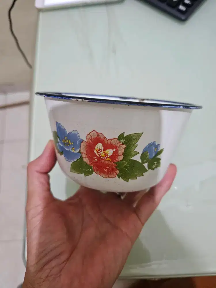 Mangkok keramik lebar 5 inch