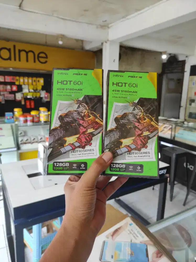 Berminat silahkan WA Infinix Hot 60i NFC 6+6/128 Garansi resmi 1thn