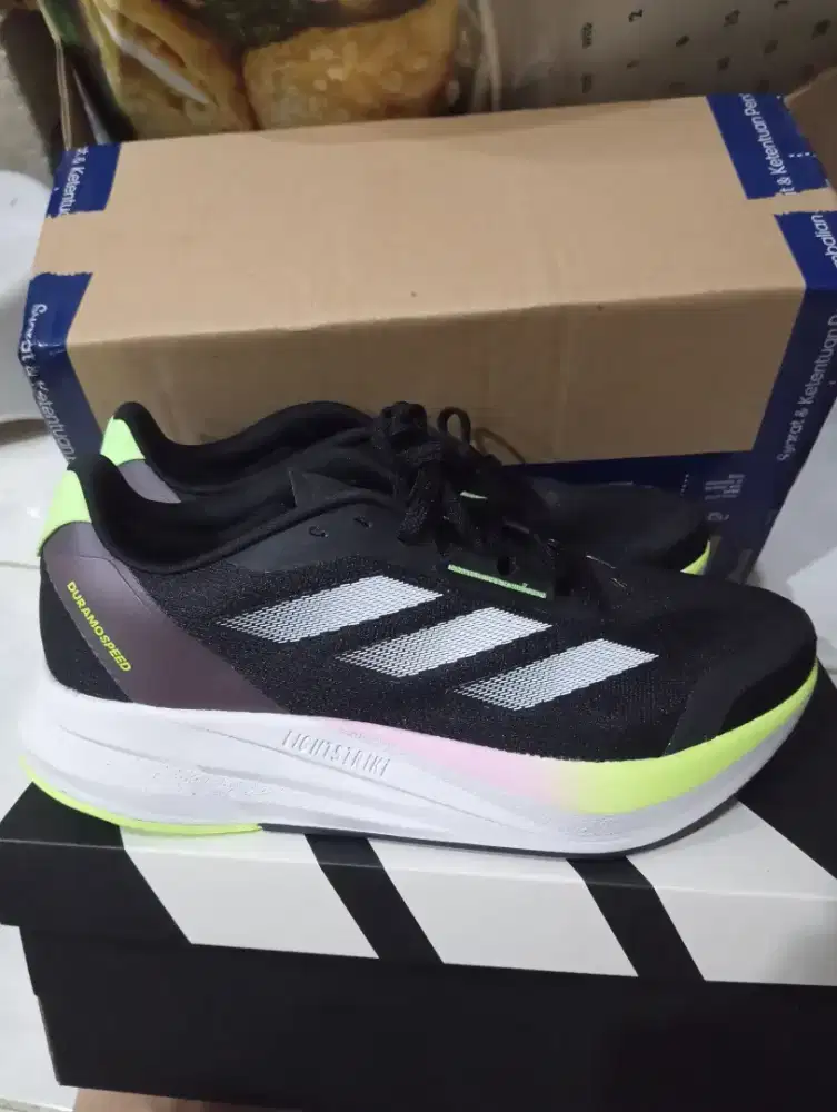 Sepatu Running Adidas Duramo Speed Hitam Men