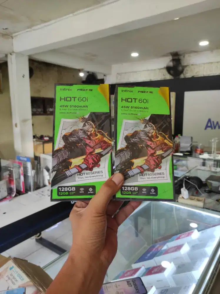 Berminat silahkan WA Infinix Hot 60i NFC 8+8/256 Garansi resmi 1thn