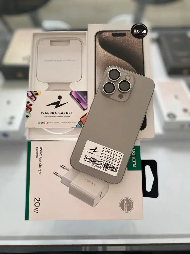 iPhone 15 Pro 128GB Blibli Silver