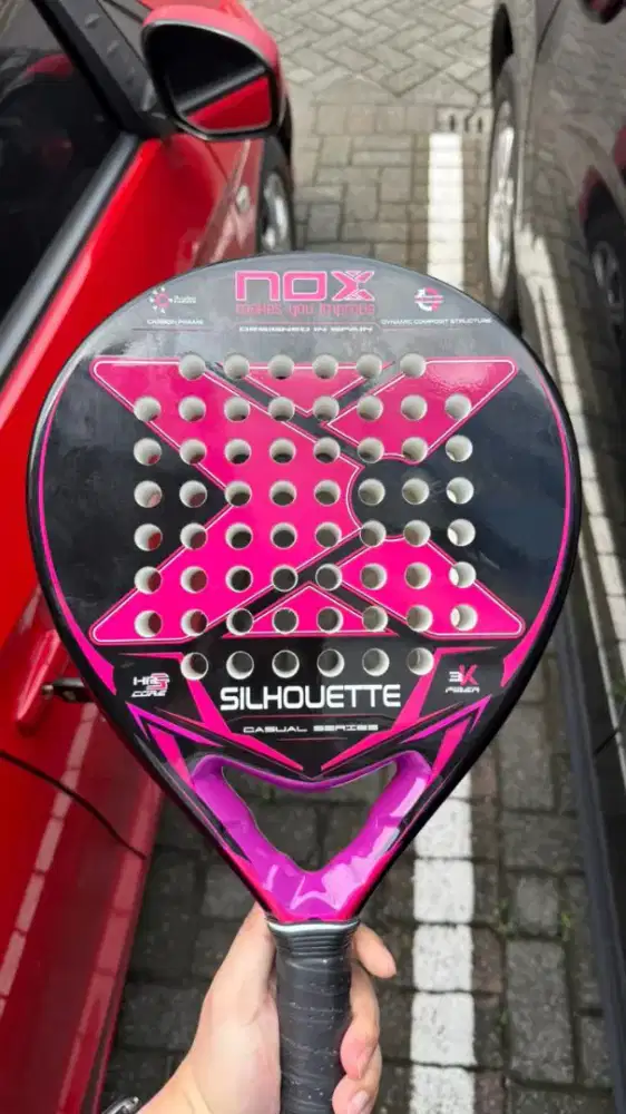 Raket padel merek nox silhouette