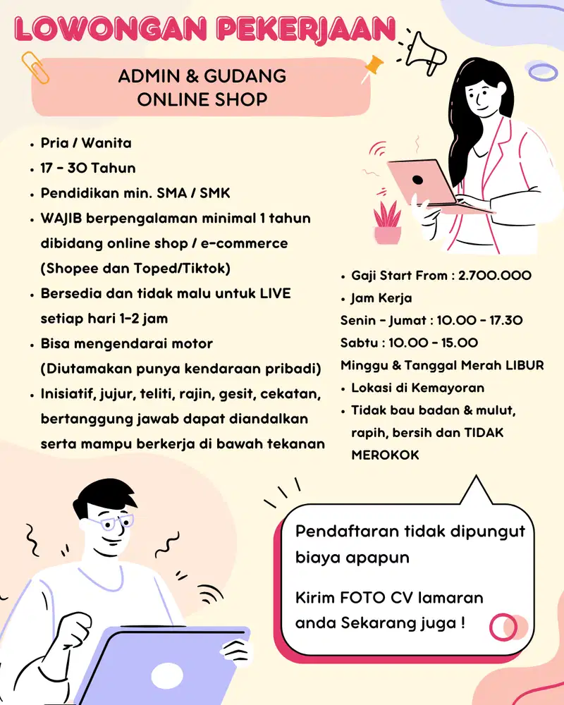 ADMIN ONLINE SHOP
