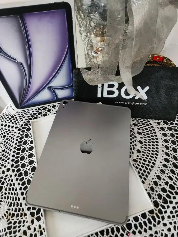 Ipad AIR M3 128GB Celluler WiFi BH 100 Garansi iBoX till Agustus 2026