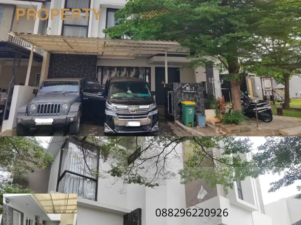 Disewakan puri beta 2 full furnish kolam renang siap huni hook