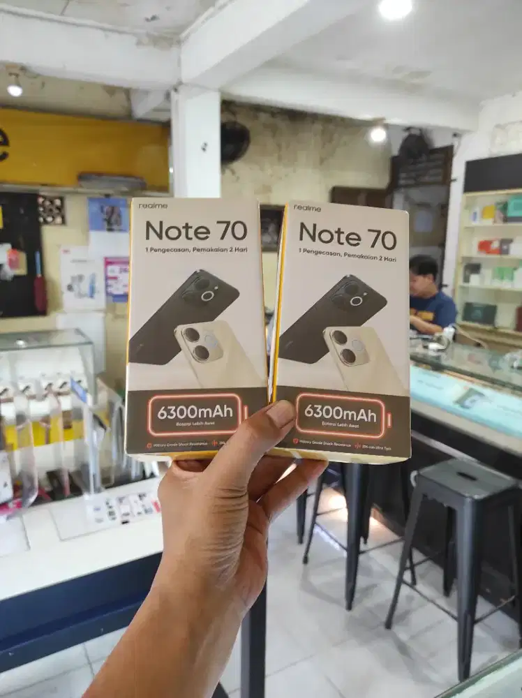 Berminat silahkan WA Realme Note 70 4/128 Garansi resmi 1thn