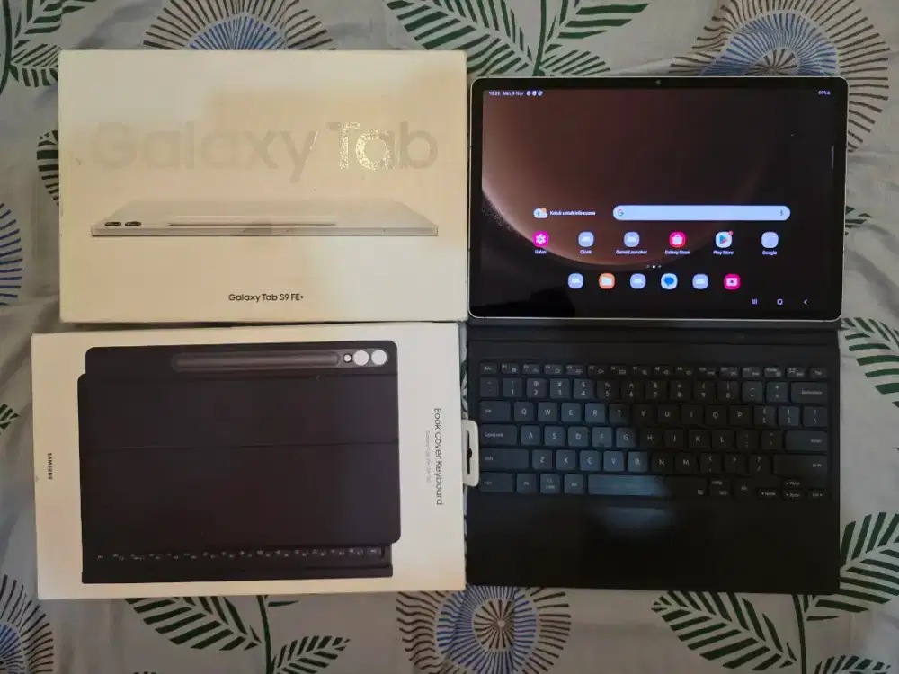 Samsung Tab S9 FE Plus Wifi + keyboard original 8/128gb
