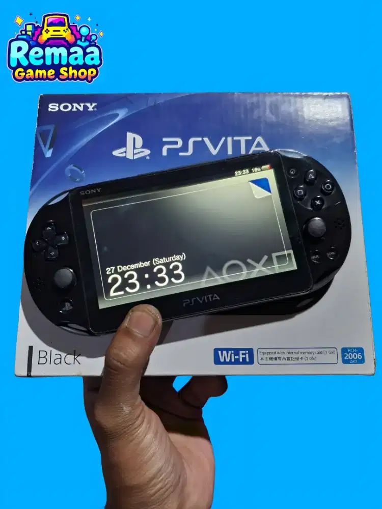PSVITA SLIM SUDAH JAILBREAK MEMORI 64GIGA - BONUS FREE GAME