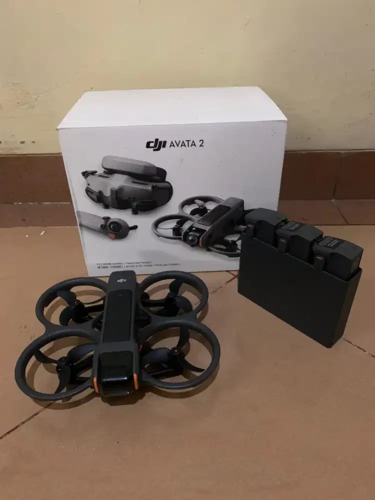 Dji avata 2 mulus 3 batre dan charger hub