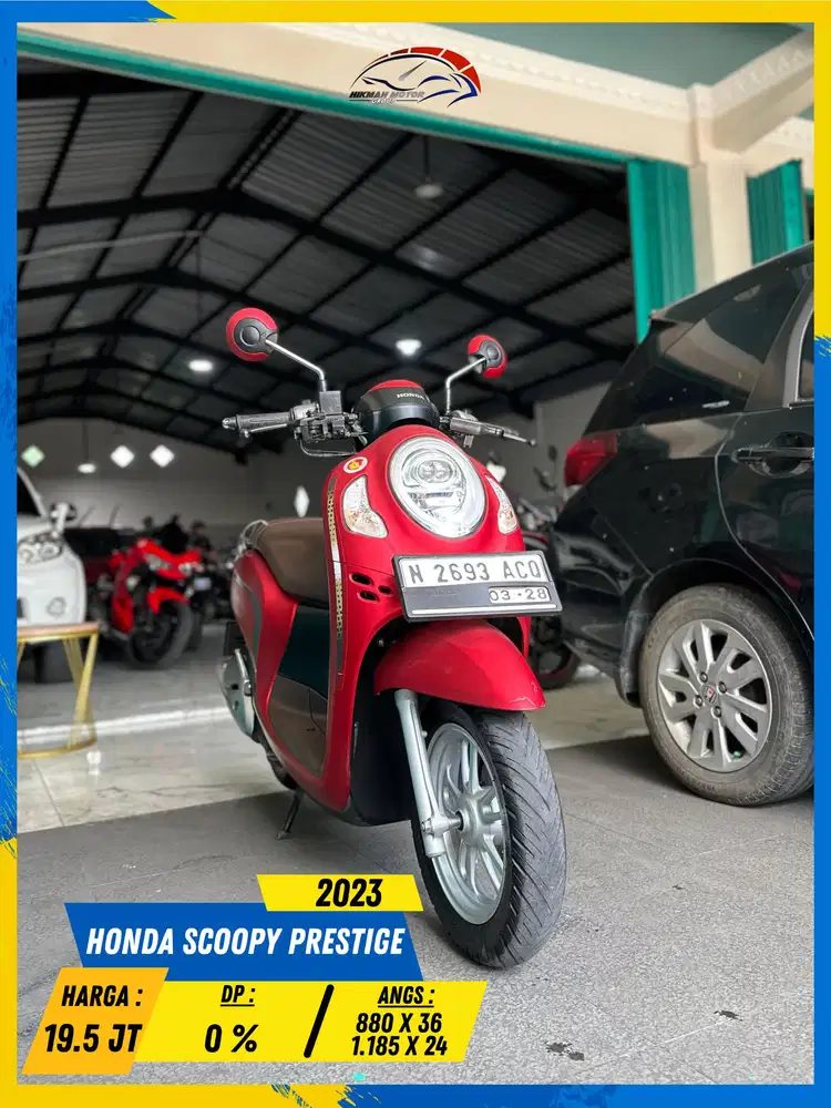 HONDA SCOOPY PRESTIGE 2023 MESIN AMAN POLL BOSKUU HIKMAH MOTOR KEPUH
