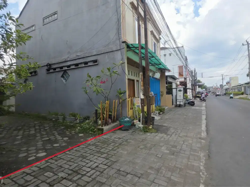 tanah strategis lingkungan komersial lokasi di cemani