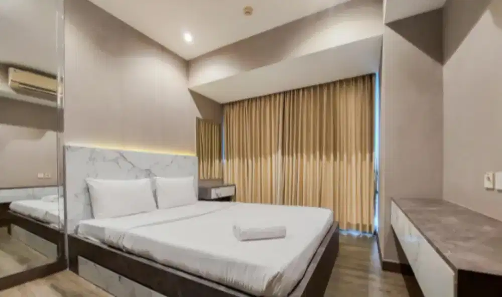 Disewakan Unit Apartement Bulanan Tipe 2BR Full Furnished