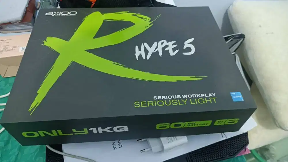 Laptop Axioo Hype R5 Second masih garansi. Beli Mei 2025