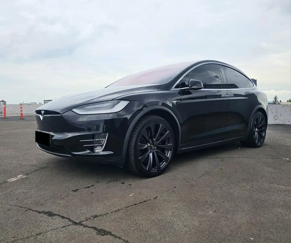 (Electric) Tesla Model X 2019 long range record EV Mobil listrik