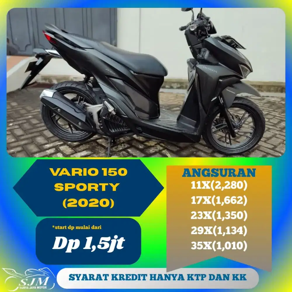 HONDA VARIO 150 2020 CASH & KREDIT