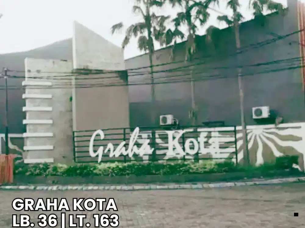 Dijual Rumah Hook Pojok Luas 163 Di Graha Kota Sidoarjo