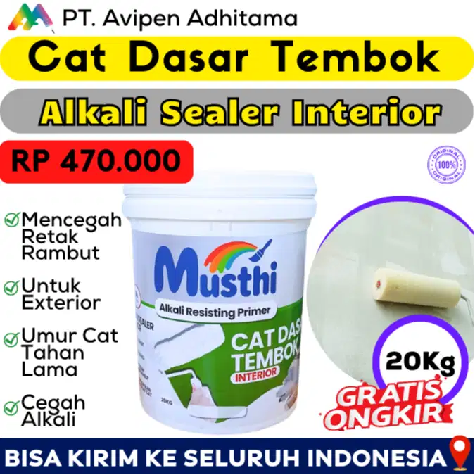 Cat Dasar Tembok Alkali Sealer 20 Kg Tangerang
