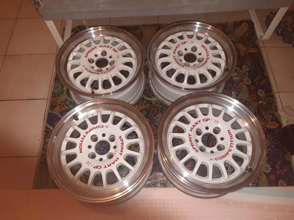 FS: Velg Sprint Hart CP-R Ring 15 inch PCD 4x100 seperti Baru