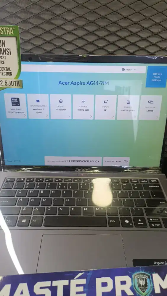 ACER ASPIRE DENGAN CICILAN 0% HOME CREDIT