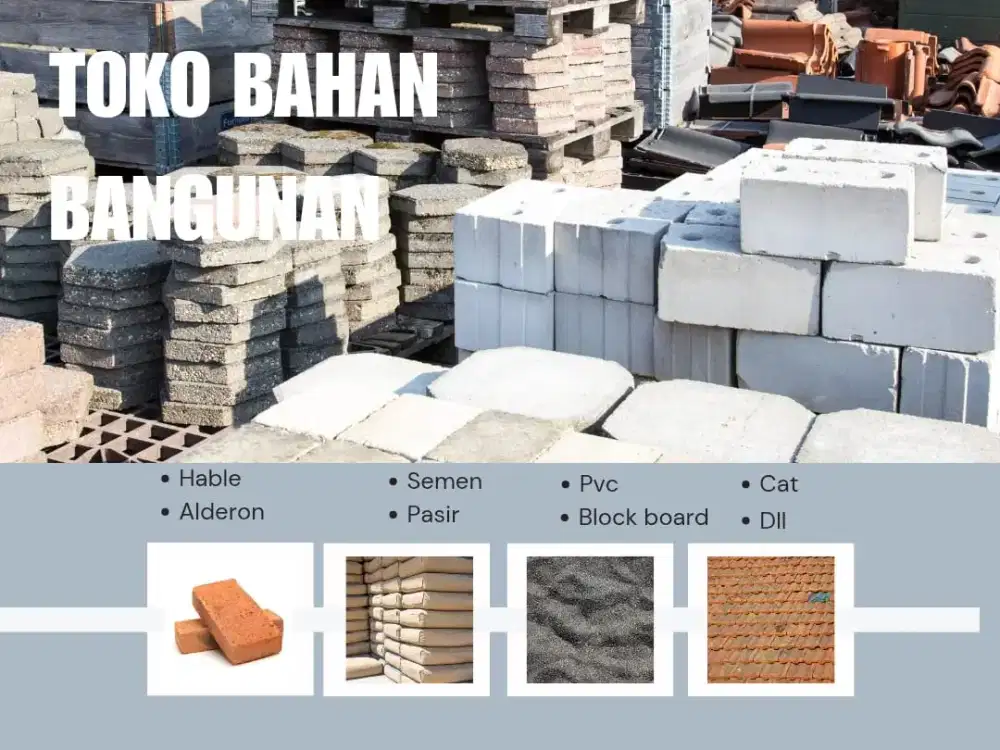 Toko Bahan Bangunan Tasik • Lengkap & Harga Bersaing