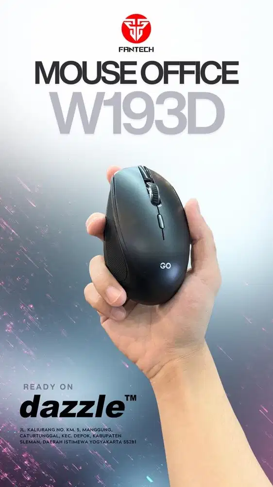 Fantech W193D, Bluetooth Wireless, Bisa untuk TAB/Ipad